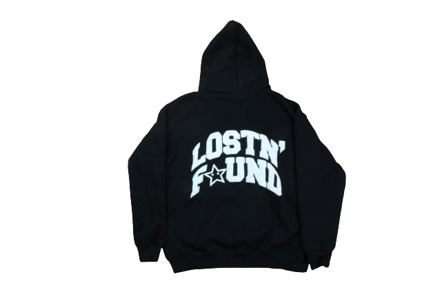 Lost N Found Hoodie Black-PREORDERS 2-3 WEEKS