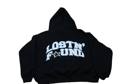 Lost N Found Hoodie Black-PREORDERS 2-3 WEEKS